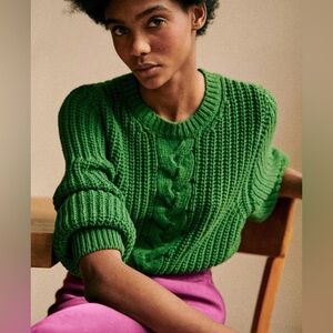 Sezane Jazz Jumper in Green S